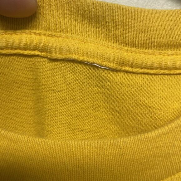 Vintage Early 90s Bugle Boy take a risk- Push U to the Xtreme Neon shirt 2 sided - Picture 7 of 12